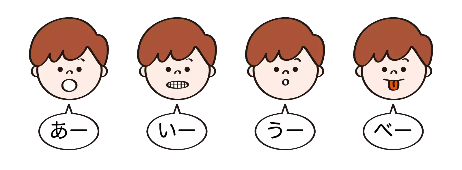 あいうべ体操のイメージ