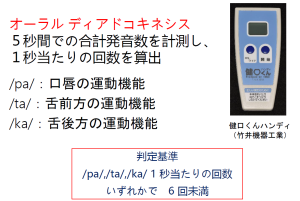 口腔機能低下症