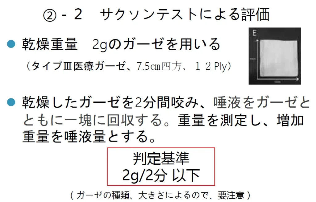 口腔機能低下症